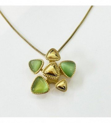 Collares acero Dorado...