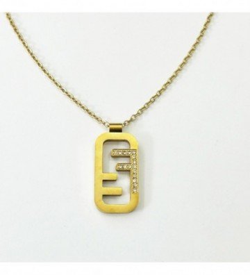 Collares acero Dorado...