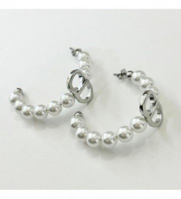 Pendientes acero Plateado...