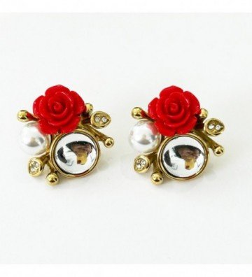 Pendientes acero Dorado...