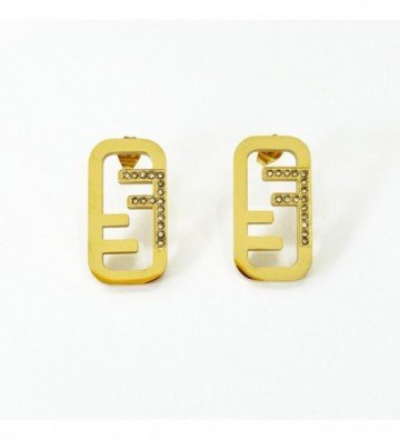 Pendientes acero Dorado...