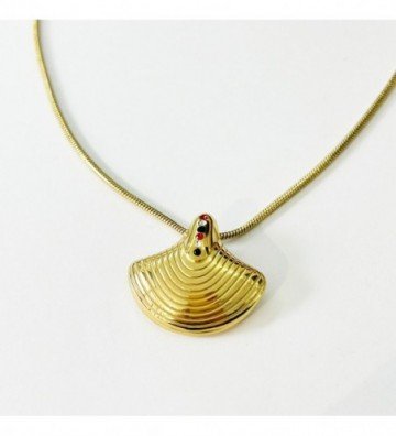 Collares acero Dorado...
