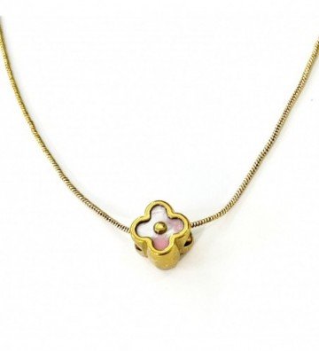 Collares acero Dorado...