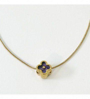 Collares acero Dorado...