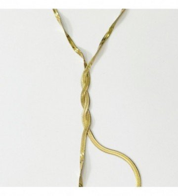 Collares acero Dorado...