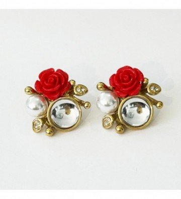 Pendientes acero Dorado...