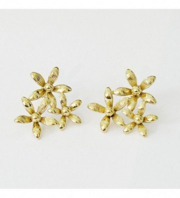 Pendientes acero Dorado...