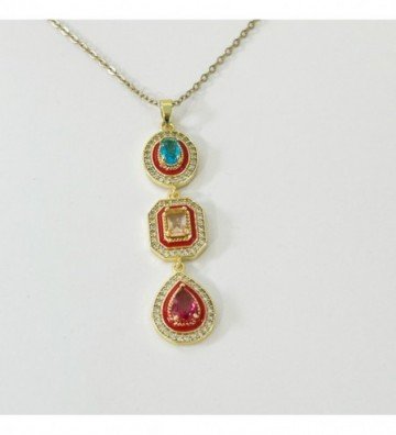 Collares acero Dorado...