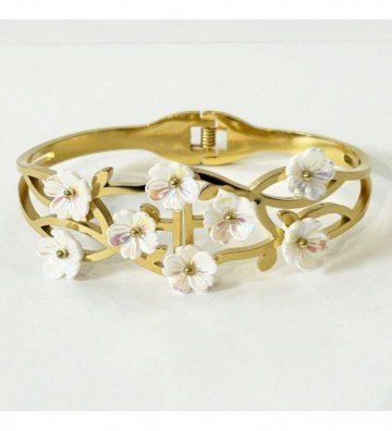 Pulseras brazaletes acero...