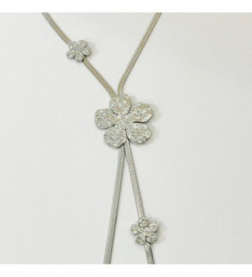 Collares acero Plateado...