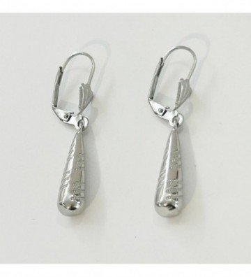 Pendientes acero Plateado...