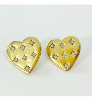 Pendientes acero Dorado...