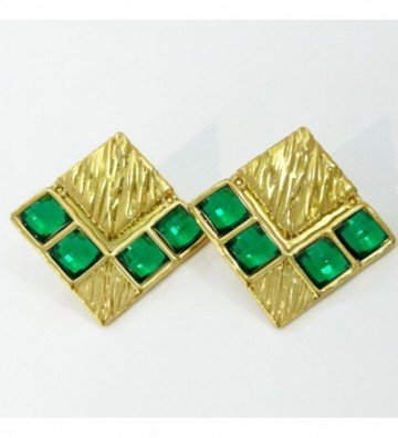 Pendientes acero Dorado...