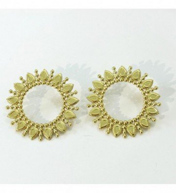 Pendientes acero Dorado...