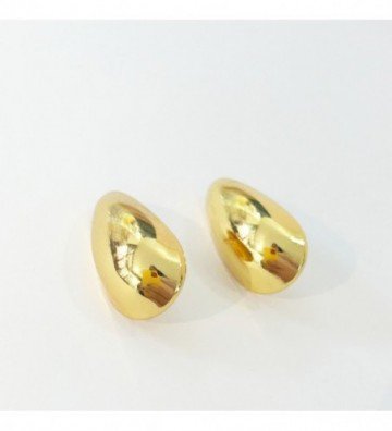 Pendientes acero Dorado...