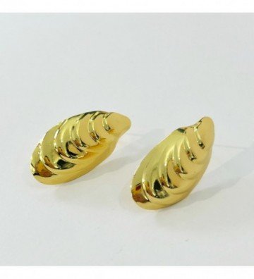 Pendientes acero Dorado...