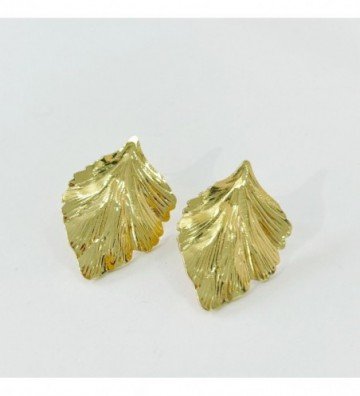Pendientes acero Dorado...