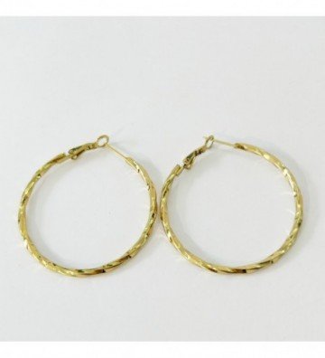 Pendientes acero Dorado...