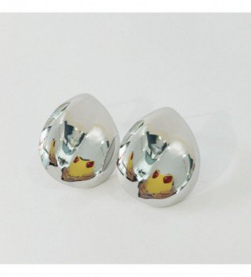 Pendientes acero Plateado...