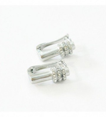 Pendientes acero Plateado...