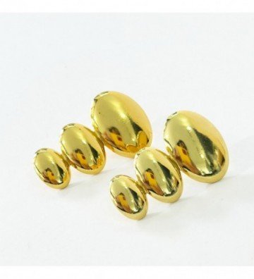 Pendientes acero Dorado...