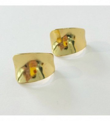 Pendientes acero Dorado...