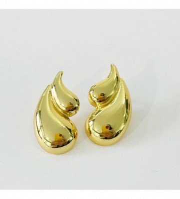Pendientes acero Dorado...