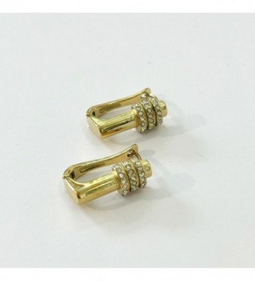 Pendientes acero Dorado...