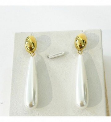 Pendientes acero Dorado...