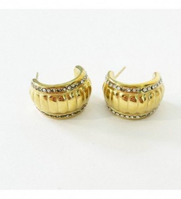 Pendientes acero Dorado...