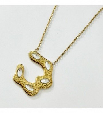 Collares acero Dorado...