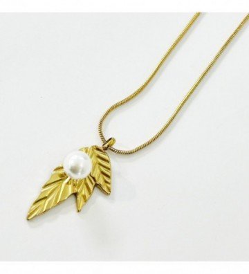 Collares acero Dorado...