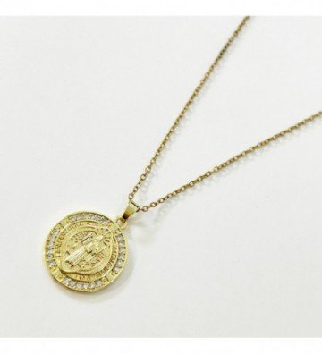 Collares acero Dorado...