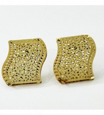 Pendientes acero Dorado...