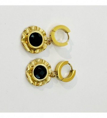 Pendientes acero Dorado...