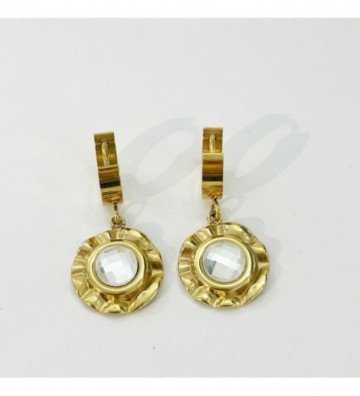 Pendientes acero Dorado...