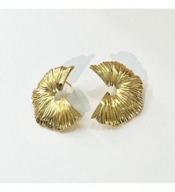 Pendientes acero Dorado...