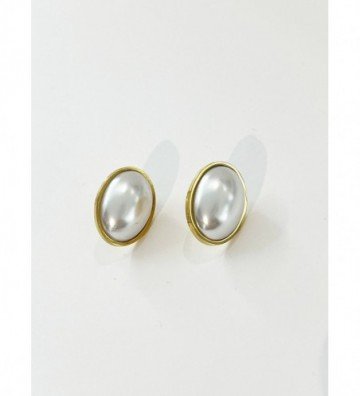 Pendientes acero Dorado...