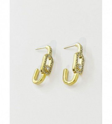 Pendientes acero Dorado...