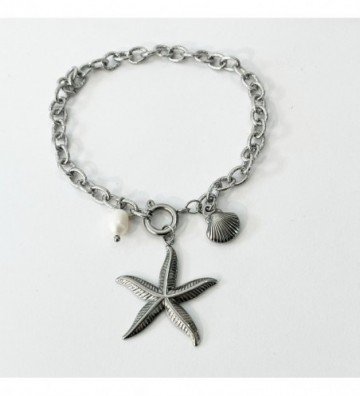 Pulseras brazaletes acero...