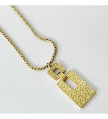 Collares acero Dorado...