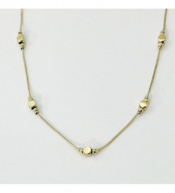 Collares acero Dorado...