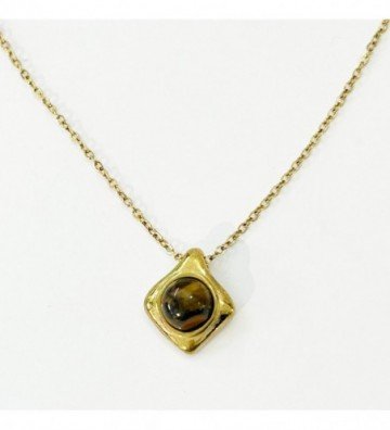 Collares acero Dorado...