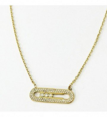 Collares acero Dorado...