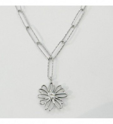 Collares acero Plateado...