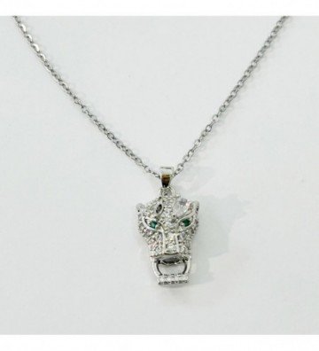 Collares acero Plateado...