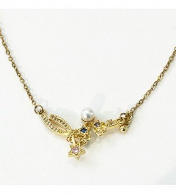 Collares acero Dorado...