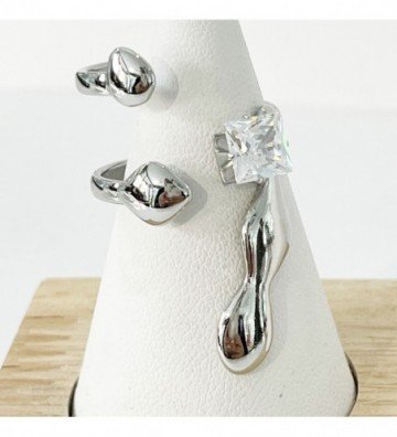 Anillos Sortijas acero...