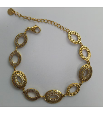 Pulseras brazaletes acero...