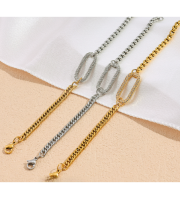 Pulseras brazaletes acero...